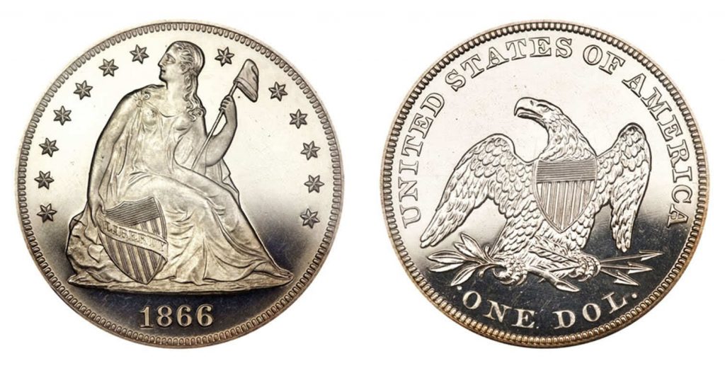 1866 Silver Coin