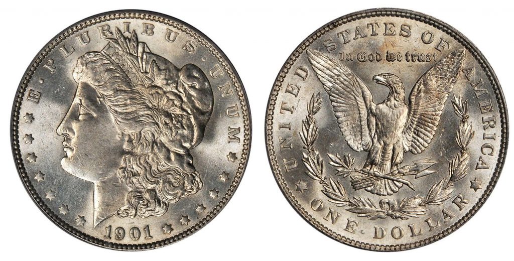 1901 Morgan Silver Dollar