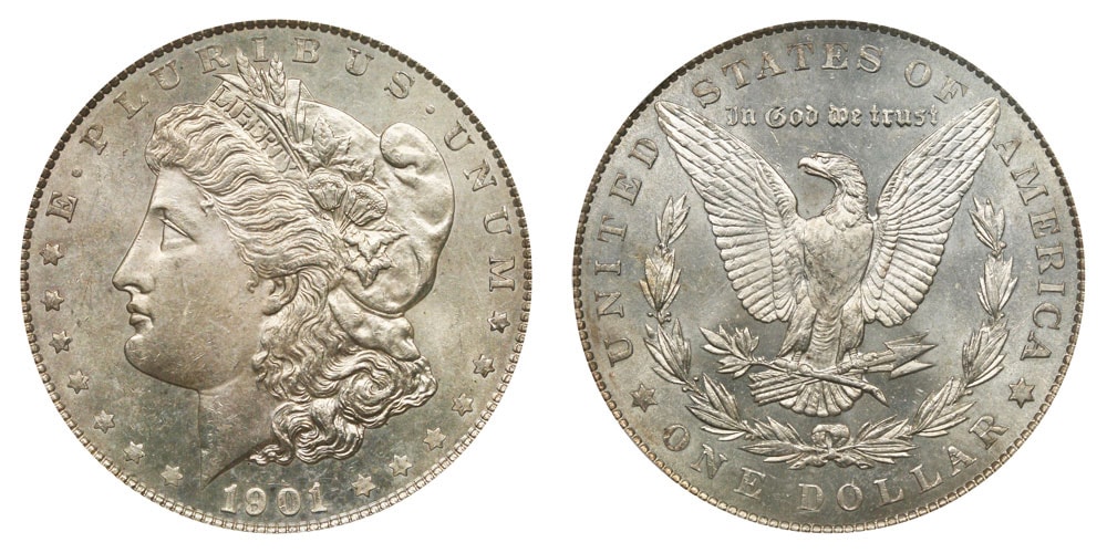 1901 P Morgan Silver Dollar
