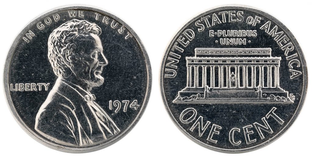 1974 Aluminum Penny