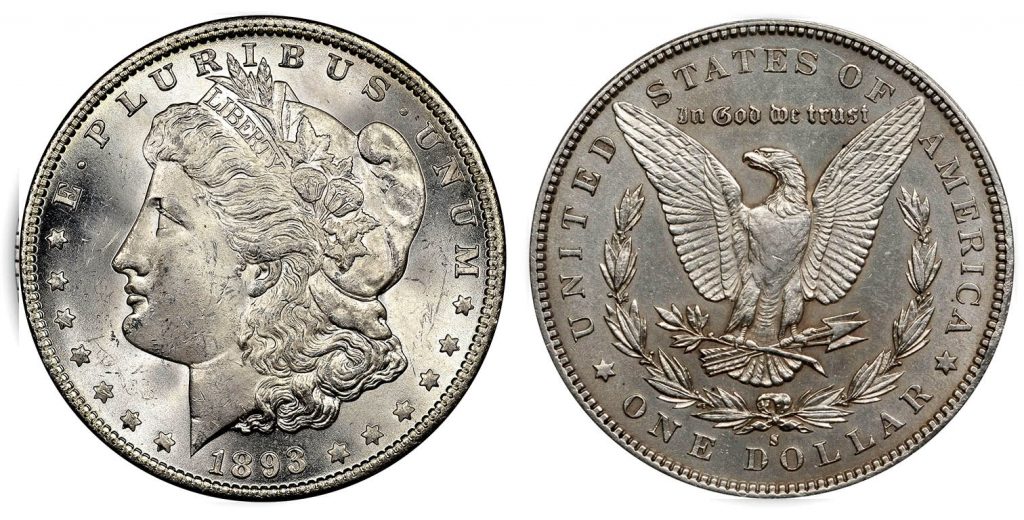 Morgan Dollar 1893 S